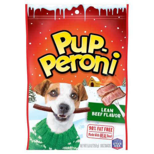 PUP PERONI Dog Snacks, Lean Beef Flavor