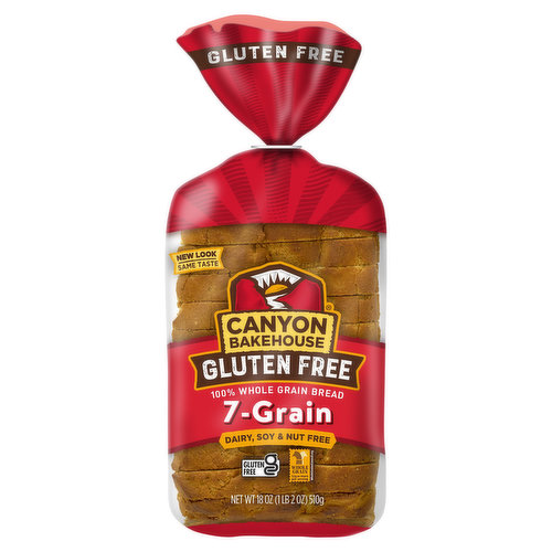Canyon Bakehouse Bread, Gluten Free, 7-Grain