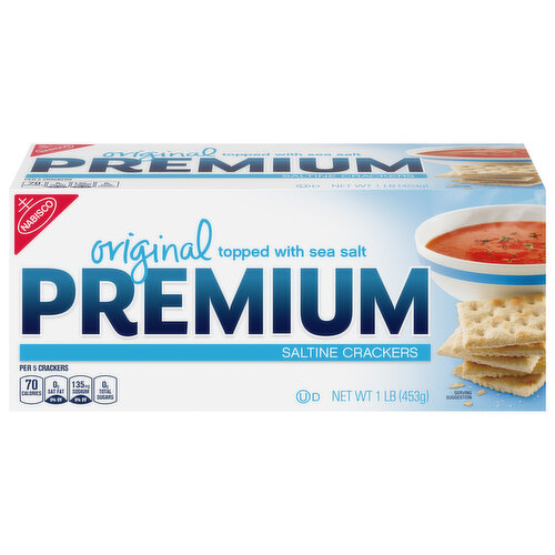 PREMIUM Premium Original Saltine Crackers, 16 oz