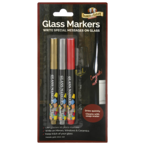 Parker & Bailey Glass Markers