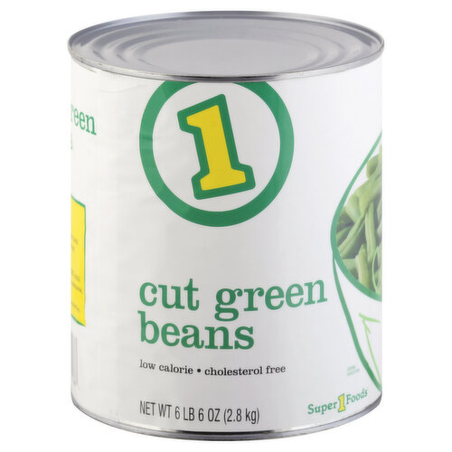 Super 1 Foods Green Beans, Cut