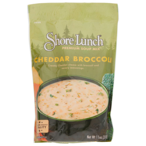 Shore Lunch Soup Mix, Cheddar Broccoli, Premium