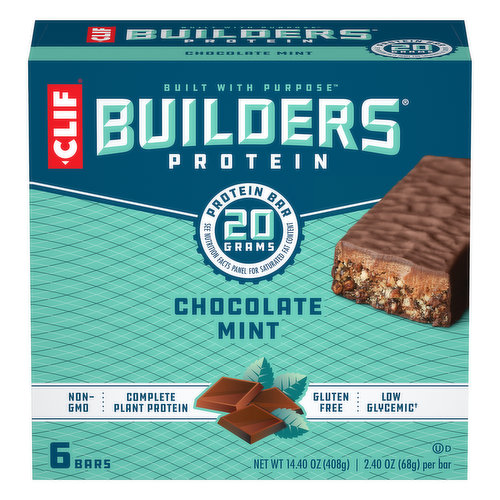 Builders Protein Bars, Chocolate Mint