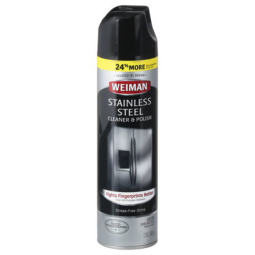 Weiman Cleaner & Polish, Stainless Steel