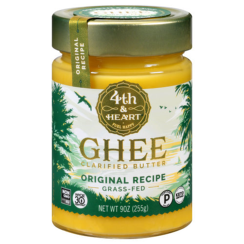 4th & Heart Ghee, Clarified Butter, Original Recipe