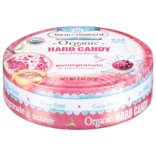 Torie & Howard Hard Candy, Organic, Pomegranate & Nectarine