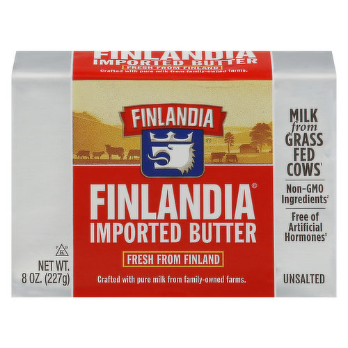 Finlandia Butter, Unsalted, Imported