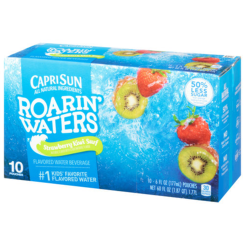 Capri Sun Water Beverage, Strawberry Kiwi Surf - Brookshire's