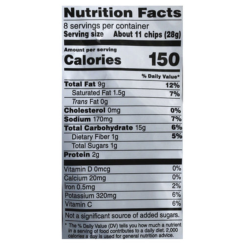 ruffles nutrition facts