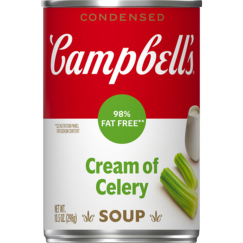 Campbell's Condensed Soup, 98% Fat Free, Cream of Celery