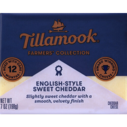 Tillamook Cheese, Sweet Cheddar, English-Style