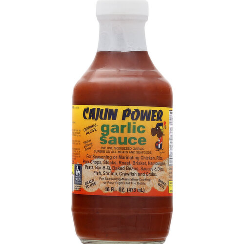 Cajun Power Garlic Sauce, Original Recipe