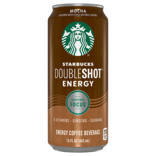 Starbucks Coffee Beverage, Mocha, Energy