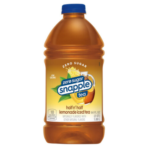 Snapple Iced Tea, Zero Sugar, Lemonade, Half n' Half