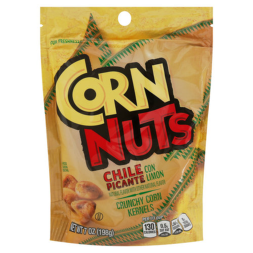 Corn Nuts Corn Kernels, Crunchy, Chile Con Picante Limon