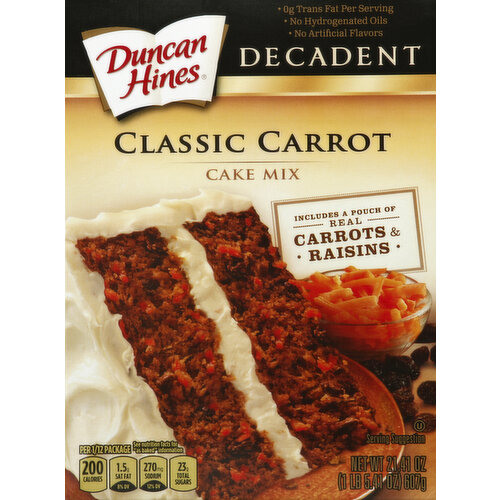 Duncan Hines Cake Mix, Classic Carrot