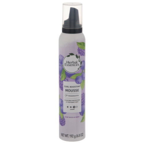 Herbal Essences Mousse, Scent Notes of Berry, Curl Boosting, Strong