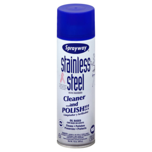 Sprayway 15 Oz. Oil-Based Stainless Steel Cleaner - Anderson Lumber