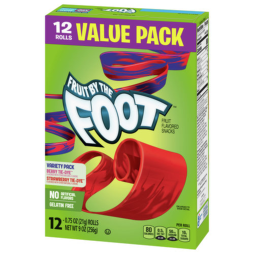 Fruit by the Foot Fruit Flavored Snacks, Berry, Strawberry, Value Pack, Variety  Pack