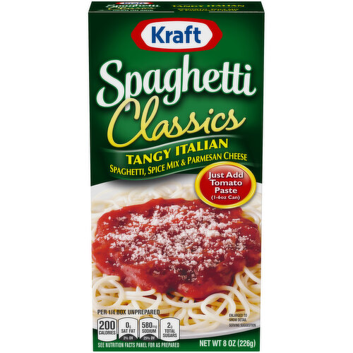 Kraft Tangy Italian Spaghetti Classics