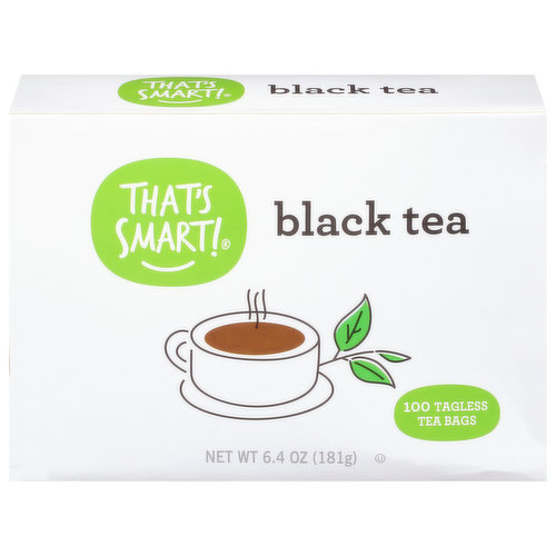 That's Smart! Black Tea, Tagless Tea Bags