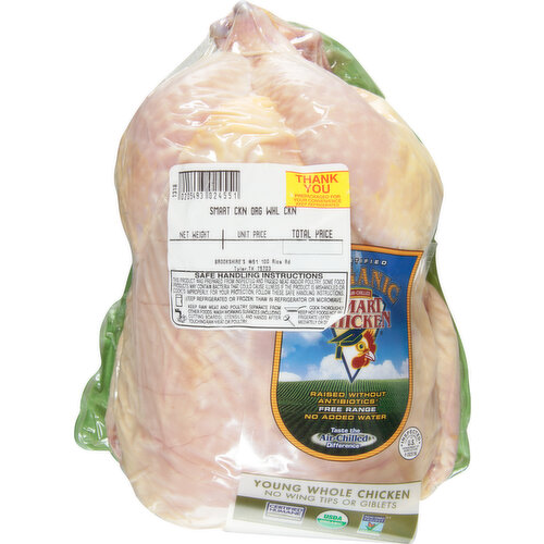 Smart Chicken Whole Chicken, Organic