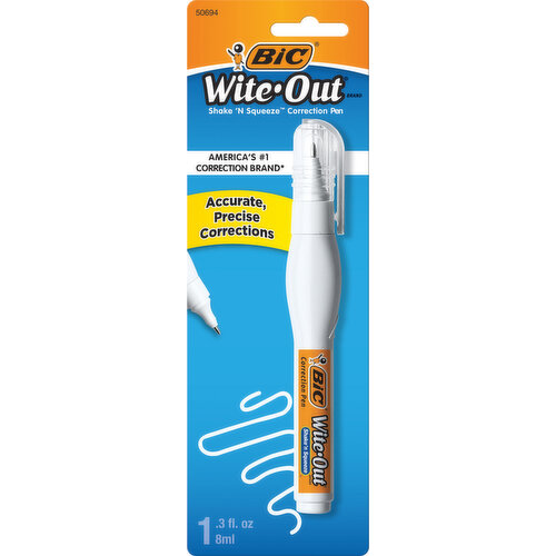 BiC Correction Pen, Shake 'N Squeeze