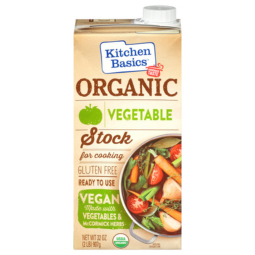 Kitchen Basics Stock, Organic, Vegetable
