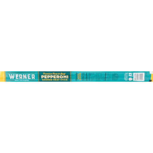 Werner Meat Stick, Smoked, Pepperoni