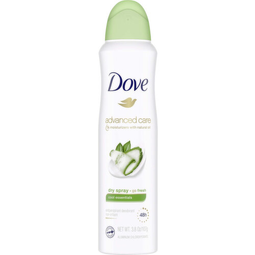 Dove Antiperspirant Deodorant, Cool Essentials, Dry Spray