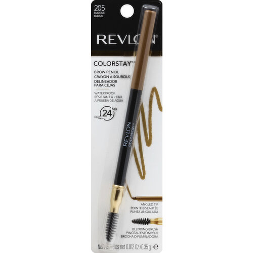 Revlon Brow Pencil, Waterproof, Blonde 205