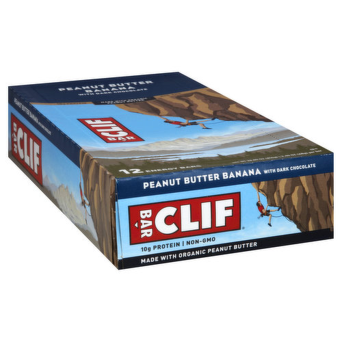 Clif Energy Bar, Peanut Butter Banana with Dark Chocolate