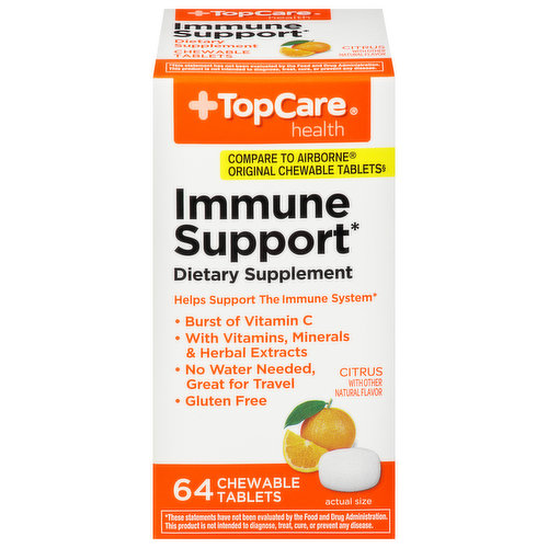 TopCare Immune Support, Chewable Tablets, Citrus