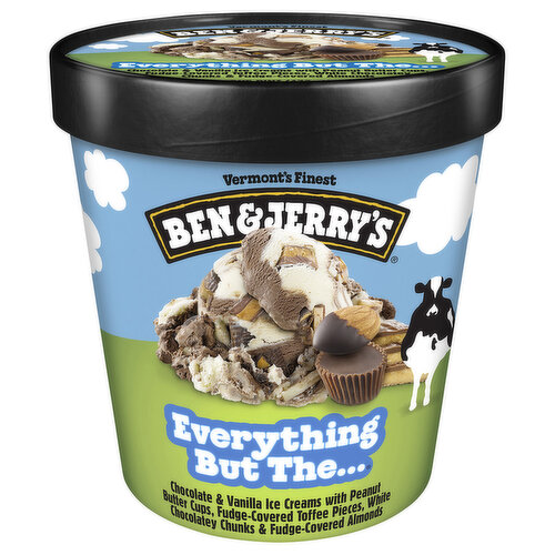 Ben & Jerry's Ice Cream, Everything But The, Chocolate & Vanilla