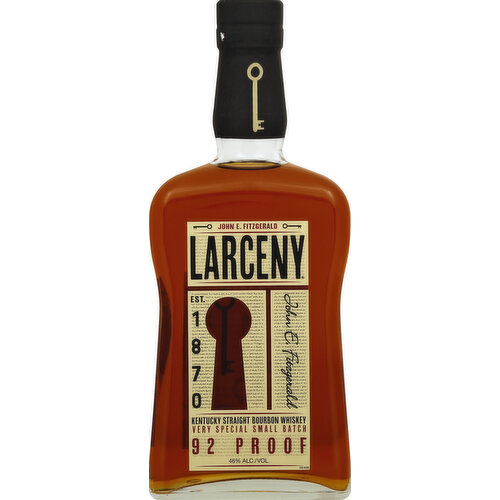 Larceny Whiskey, Kentucky Straight Bourbon