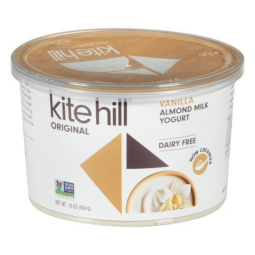 Kite Hill Almond Milk Yogurt, Dairy Free, Vanilla