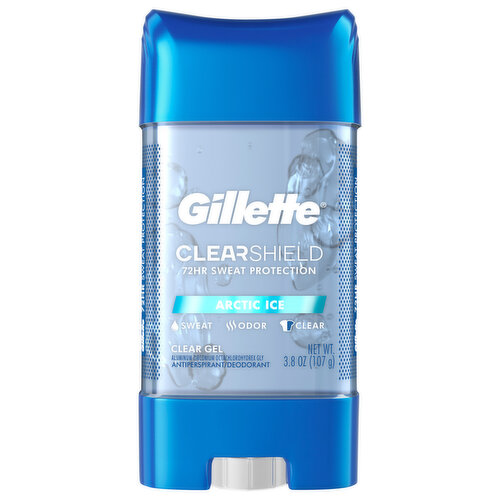 Gillette Antiperspirant/Deodorant, Clear Gel, Arctic Ice