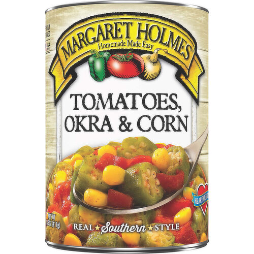 Margaret Holmes Tomatoes, Okra & Corn