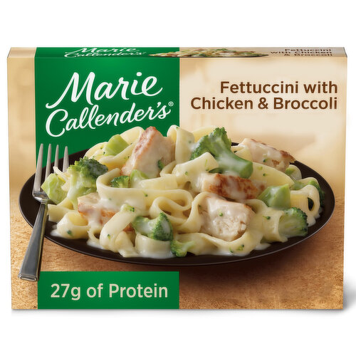 Marie Callender's Fettuccini With Chicken & Broccoli, Frozen Meal
