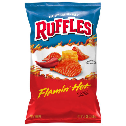 Ruffles Potato Chips, Flamin' Hot Flavored