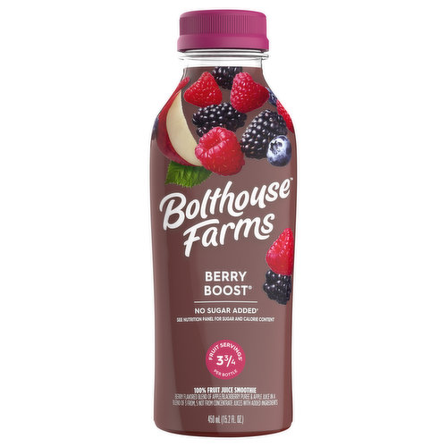 100% Fruit Juice Smoothie, Berry Boost
