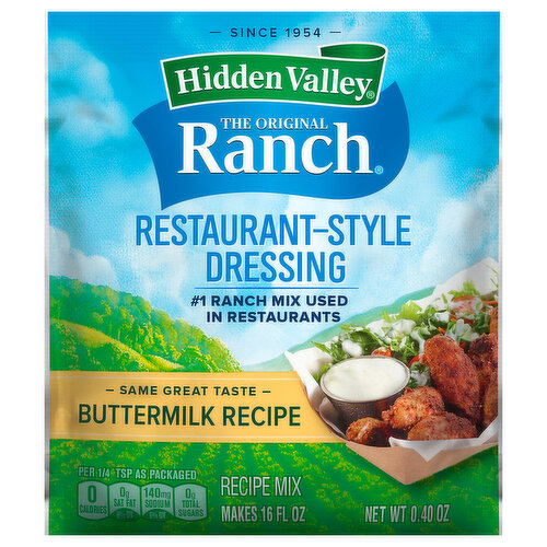 Hidden Valley Dressing, Restaurant-Style, Buttermilk Recipe