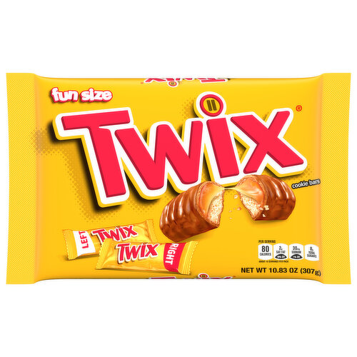 Twix Cookie Bars, Fun Size