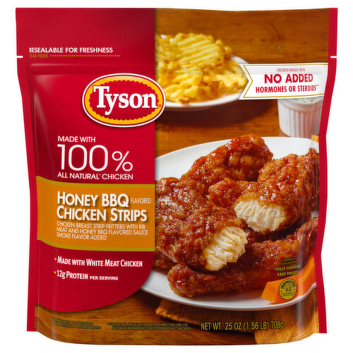 Tyson Chicken Strips, Honey BBQ Flavored