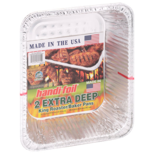 Handi-Foil Extra Deep Super King Poultry Pan