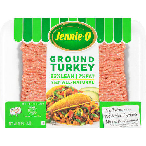 Jennie O Turkey, 93%/7%, Ground