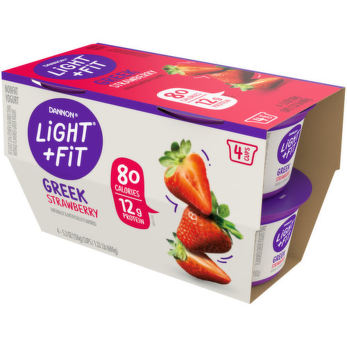 Fit Original Greek Strawberry Nonfat Yogurt