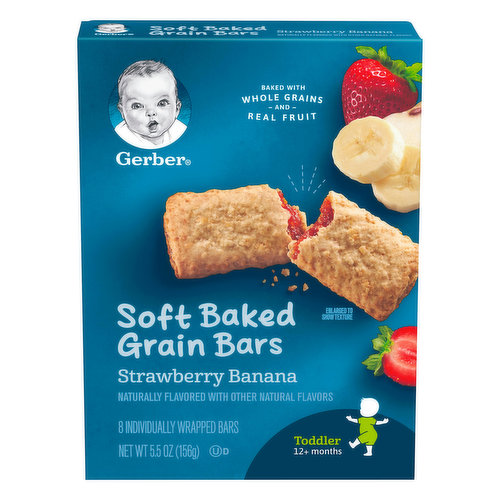 Gerber Cereal Bars, Strawberry Banana