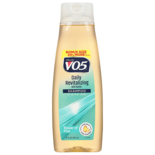 Alberto VO5 Shampoo, Daily Revitalizing, Bonus Size