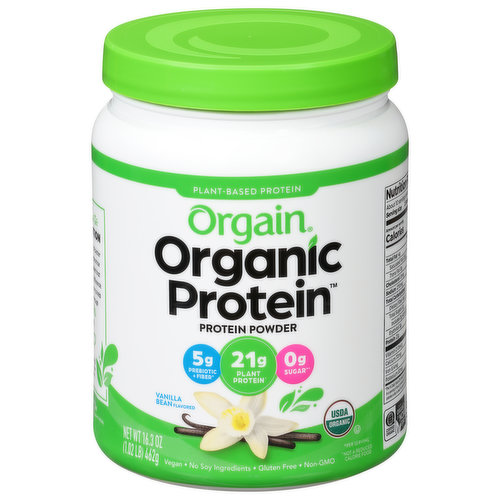 Orgain Protein Powder, Vanilla Bean Flavor